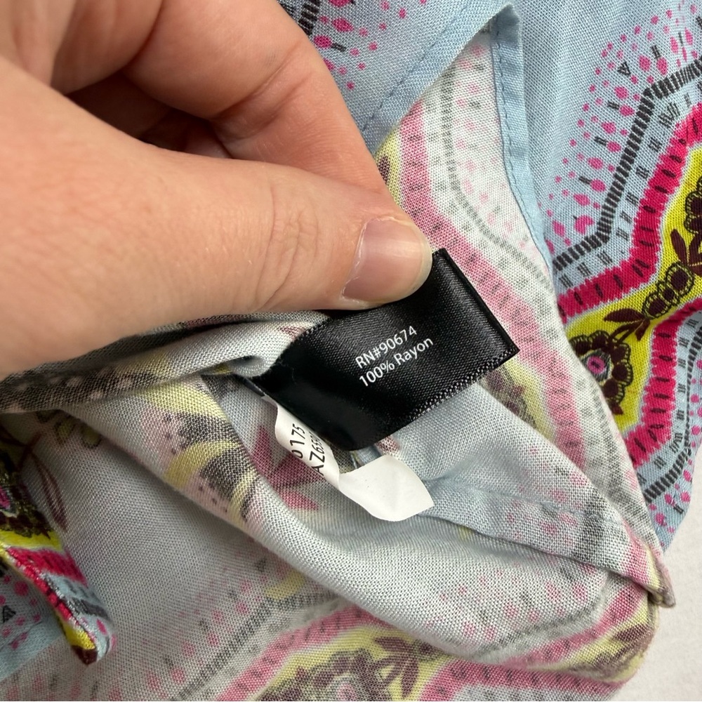 Boston Proper button down blouse flare - Picture 6 of 9